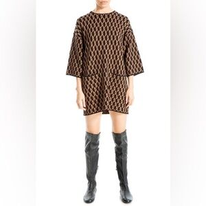Max Studio Double Knit Sweater Dress